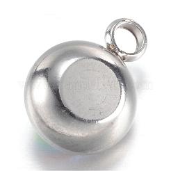 304 Stainless Steel Glass Rhinestone Charms&nbsp;STAS-G082-12