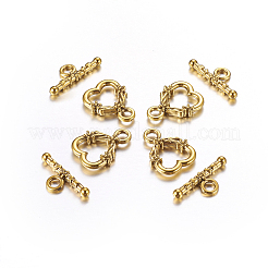 Tibetan Style Alloy Toggle Clasps&nbsp;X-GLF1086Y-NF