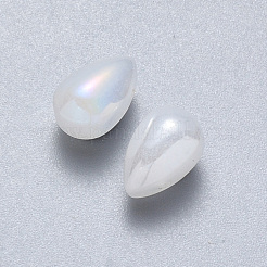 Transparent Spray Painted Glass Charms&nbsp;GLAA-R211-03-D06