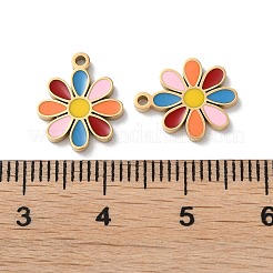 Ion Plating(IP) 304 Stainless Steel Charms&nbsp;STAS-C083-14G-01