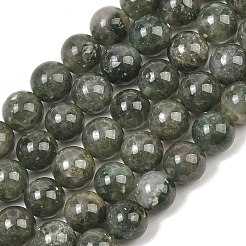 Natural Green Rutilated Quartz Beads Strands&nbsp;GG-CBAC4F6-B01-8mm-A