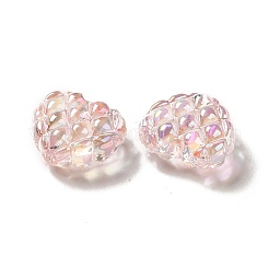 Transparent Acrylic Waffle Beads&nbsp;OACR-E016-01B