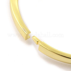 Clear Glass Teardrop Cuff Bangle with Cubic Zirconia&nbsp;BJEW-A136-10G