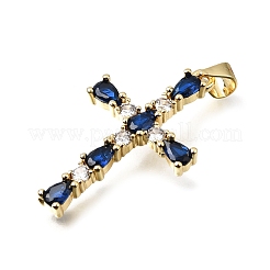 Easter Brass Pave Cubic Zirconia Pendants&nbsp;CU-E002-01A-G