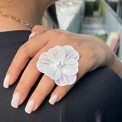 Zinc Alloy Rhinestone Cuff Open Rings for Women&nbsp;MI0617-2