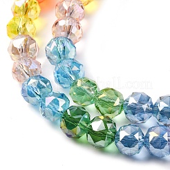 Transparent Glass Beads Strands&nbsp;GLAA-Q009-01E