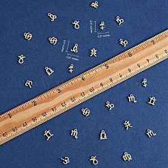 36Pcs 12 Style Clear Cubic Zirconia Charms&nbsp;JX603A