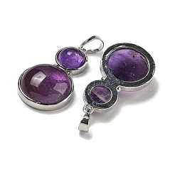 Natural Amethyst Pendants&nbsp;G-G147-06P-03