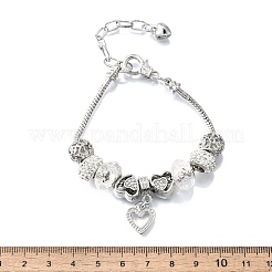 Alloy European Beads Charm Bracelets&nbsp;BJEW-F495-21P