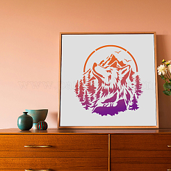 PET Hollow Out Drawing Painting Stencils&nbsp;DIY-WH0675-089