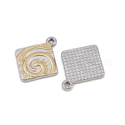 304 Stainless Steel Pendants&nbsp;STAS-B094-22GP