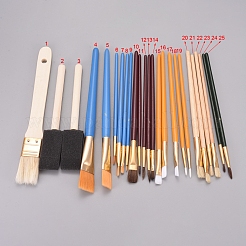 Wooden Paint Brushes Pens Sets&nbsp;TOOL-L006-03