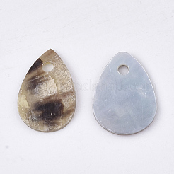 Natural Akoya Shell Charms&nbsp;SHEL-T012-40