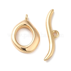 Brass Toggle Clasps&nbsp;KK-P239-04P