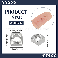 2G 925 Sterling Silver Spacer Beads&nbsp;STER-BC0003-49P