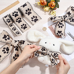 3Rolls 3 Styles Pet Theme Polyester Ribbons&nbsp;SRIB-ME0001-26