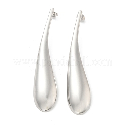 304 Stainless Steel Teardrop Stud Earrings for Women&nbsp;EJEW-M089-07P