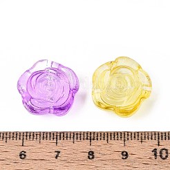 Baking Paint Transparent Glass Beads&nbsp;DGLA-N018-01