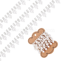 1Yard Round Crystal Glass Rhinestone Cup Chains&nbsp;DIY-PJ0001-43A