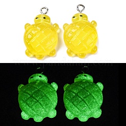 Gradient Color & Luminous Opaque Resin Pendants&nbsp;LS-RESI-S011-01H