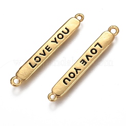 Brass Links Connectors&nbsp;KK-B023-04G-B