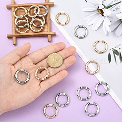 10Pcs Zinc Alloy Spring Gate Rings&nbsp;FIND-YW0007-90
