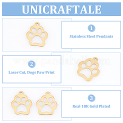 40Pcs 304 Stainless Steel Charms&nbsp;STAS-UN0059-89