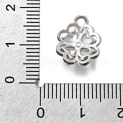 Brass Micro Pave Cubic Zirconia Pendants&nbsp;KK-D385-01P-01