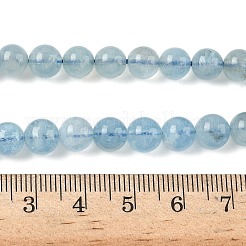 Natural Aquamarine Beads Strands&nbsp;G-D327-B01-6mm