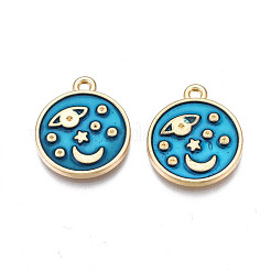 Rack Plating Alloy Enamel Pendant Rhinestone Settings&nbsp;PALLOY-N172-024