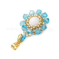 Natural Mashan Jade(Dyed & Heated) Pendants&nbsp;PALLOY-MZ00253-01