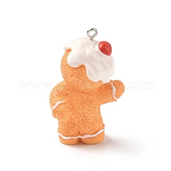Christmas Theme Opaque Resin Pendants&nbsp;LS-RESI-I336-01P-06