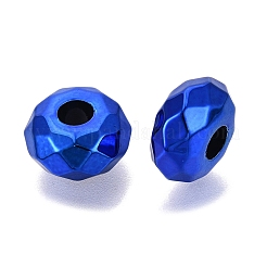 UV Plating Iridescent Transparent Acrylic European Beads&nbsp;OACR-E033-22-06