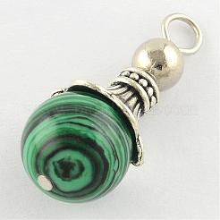Malachite Pendants&nbsp;G-Q459-02G