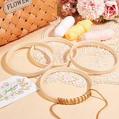 12Pcs Bamboo Embroidery Hoop&nbsp;FIND-SC0015-73B