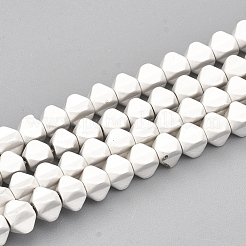 Electroplate Non-magnetic Synthetic Hematite Beads Strands&nbsp;G-T114-22