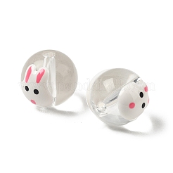 Transparent Glass Enamel Beads&nbsp;GLAA-N049-010