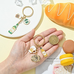Oktoberfest Theme Alloy Enamel Keychain&nbsp;KEYC-YW00150-01
