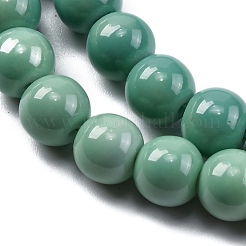 Baking Paint Glass Bead Strands&nbsp;DGLA-XCP0001-21