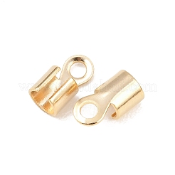 Brass Folding Crimp Ends&nbsp;KK-C163-08G
