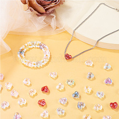 110Pcs 11 Colors Transparent Glass Beads&nbsp;GLAA-TA0004-41