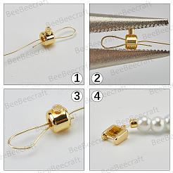 100Pcs Brass Crimp Beads&nbsp;KK-BBC0026-27