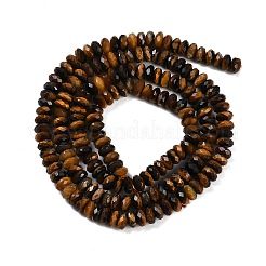 Natural Tiger Eye Beads Strands&nbsp;G-P553-F03-01
