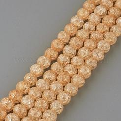 Synthetic Crackle Quartz Beads Strands&nbsp;X-GLAA-S134-6mm-07