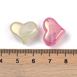 Transparent Acrylic European Beads&nbsp;X-MACR-L007-15