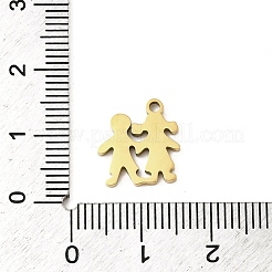 Valentine's Day 304 Stainless Steel Enamel Charms&nbsp;STAS-I336-21G