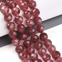 Natural Strawberry Quartz Beads Strands&nbsp;G-S345-10mm-21