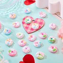 20Pcs Opaque Resin Decoden Cabochons&nbsp;RESI-TA0005-33