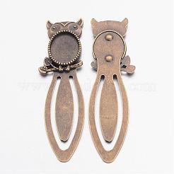 Bookmark Cabochon Settings&nbsp;PALLOY-S033-06AB-NR
