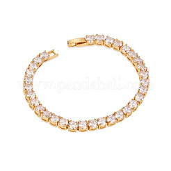 Sport Theme Simple Fashion Real 24K Gold Plated Brass Tennis Bracelet&nbsp;JB52B